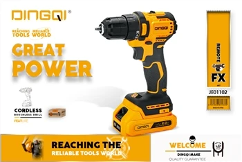 21V batteridrevet litiumbormaskin