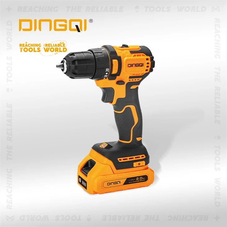 2000 mah trådløs børsteløs drill